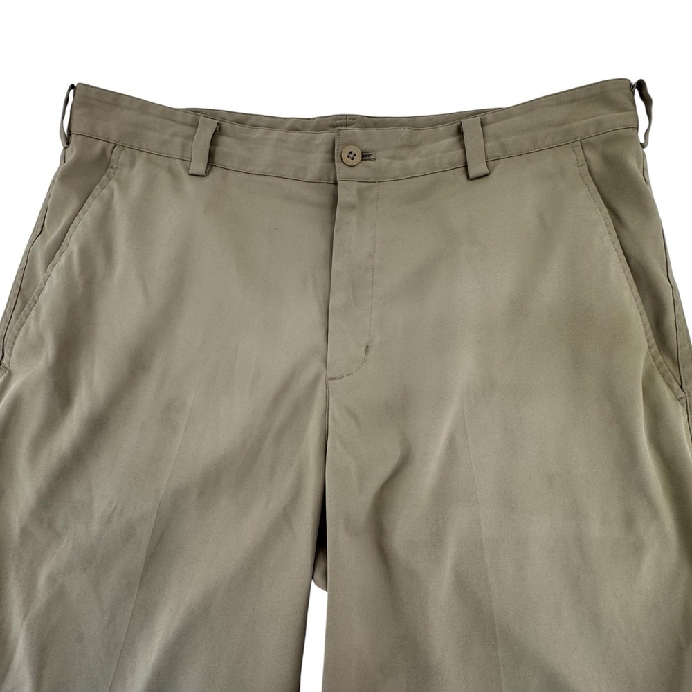 Nike Golf‎ Shorts Mens 34 Khaki Dri Fit Standard Fit Flat Front Pockets - Picture 5 of 9